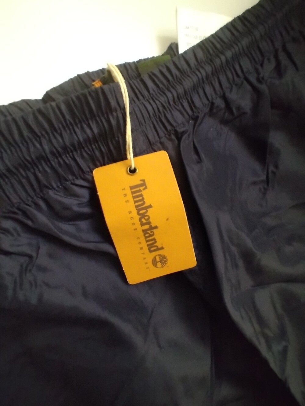 Timberland Men's Nylonbtrack Cargo Pants  Ankle Zips 90's  Vintage New XL - Picture 2 of 5